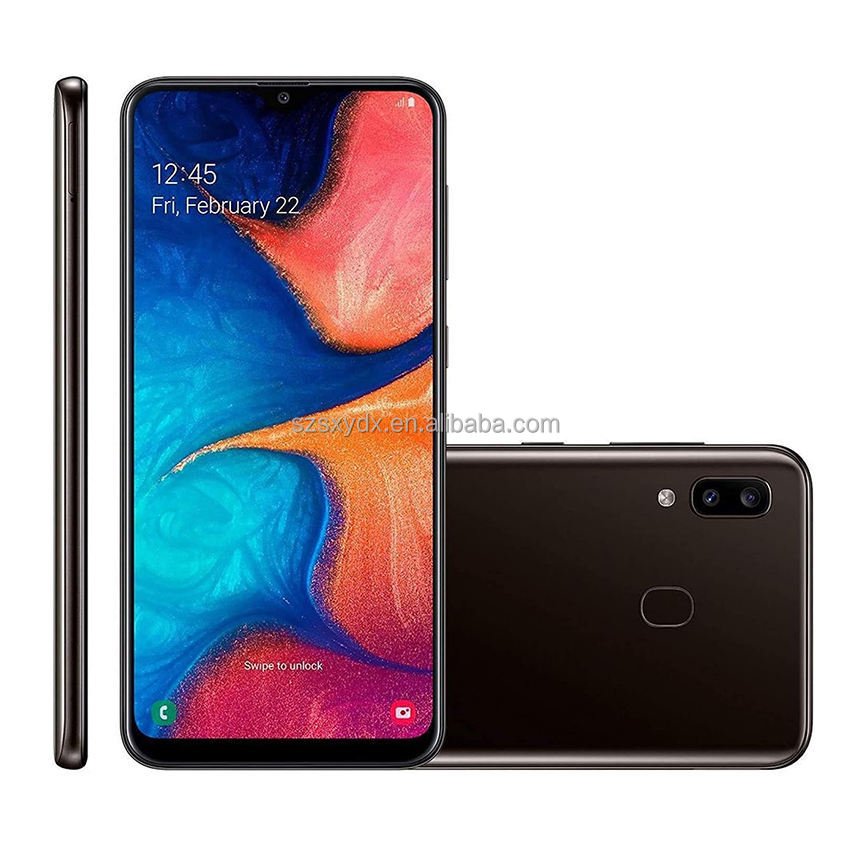 Excellent Quality 99% new 6.4 inches second hand cell phones 3G+32G smartphone 4G for Samsung Galaxy A20 SM-A205U
